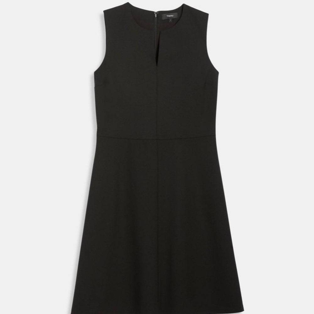 💎Theory split front dress in Burgundy/plum